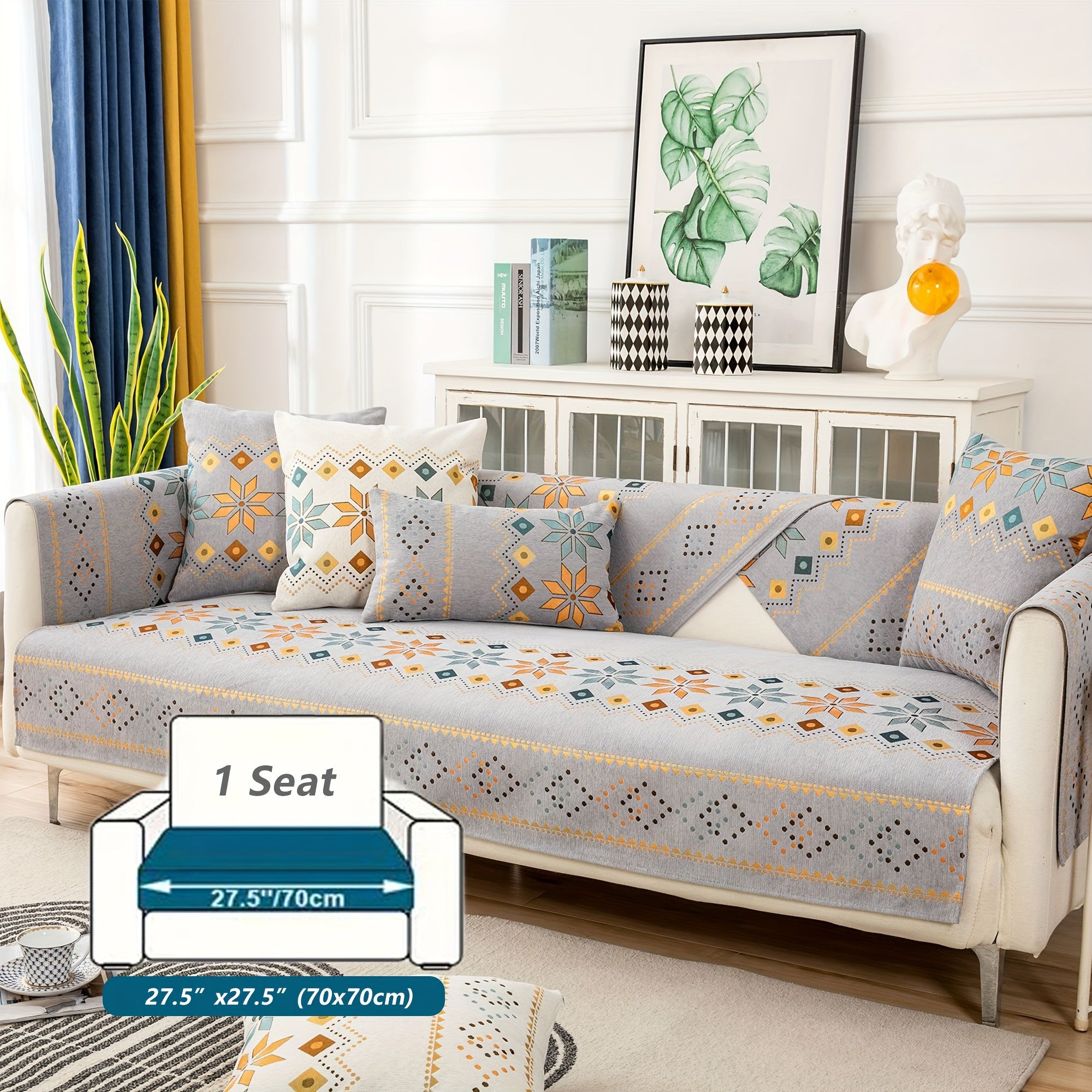 Non-Slip Washable Sofa Cover - living room furniture protection – additional product view 83