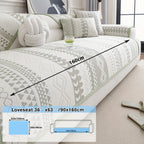 Non-Slip White Washable Sofa Cover - living room furniture protection – additional product view 22