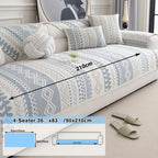 Non-Slip White Washable Sofa Cover - living room furniture protection – additional product view 9