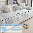 Non-Slip White Washable Sofa Cover - living room furniture protection – feature reference