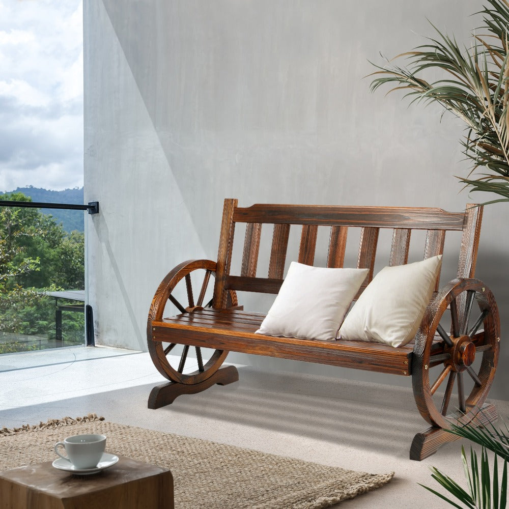 Outdoor Garden Bench Wagon Seat detail view 2 for Australian shoppers