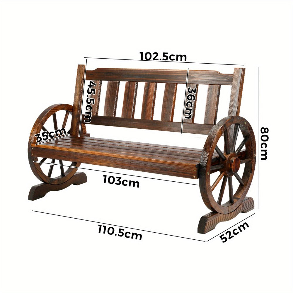 Outdoor Garden Bench Wagon Seat detail view 4 for Australian shoppers