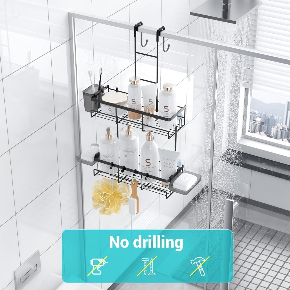 Over-the-Door Shower Caddy – Rustproof Bathroom Organiser – additional product view
