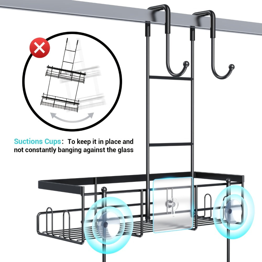 Over-the-Door Shower Caddy – Rustproof Bathroom Organiser – design and construction details