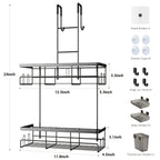 Over-the-Door Shower Caddy – Rustproof Bathroom Organiser – additional product view 10