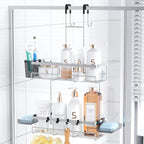 No-Drill Black Over-the-Door Organiser product detail 6