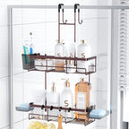 Over-the-Door Shower Caddy – Rustproof Bathroom Organiser – close-up product details