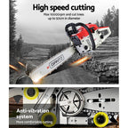 Petrol Chainsaw - tree pruning and property maintenance – feature reference