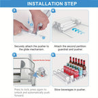 Plastic Bar Fridge Can and Bottle Dispenser - fridge and pantry drink – additional product view