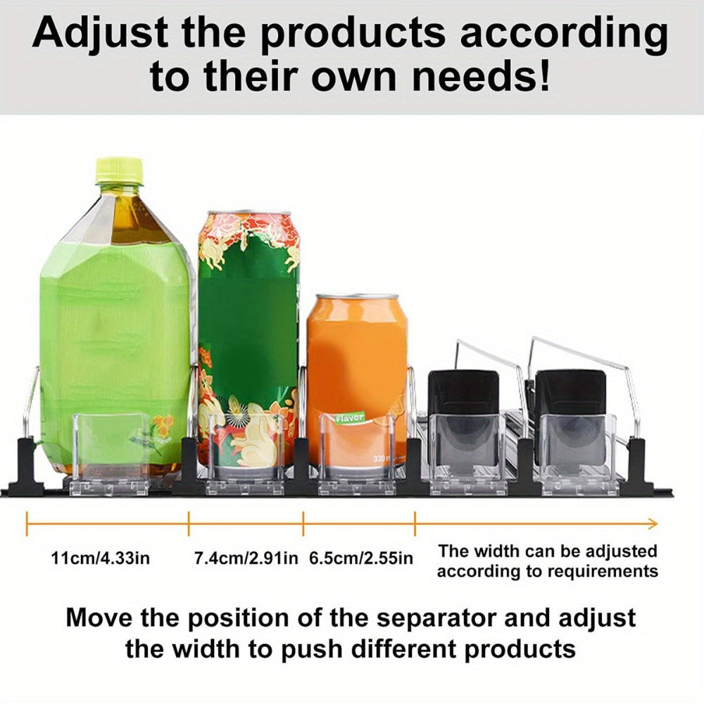 Plastic Bar Fridge Can and Bottle Dispenser - fridge and pantry drink – alternate design view