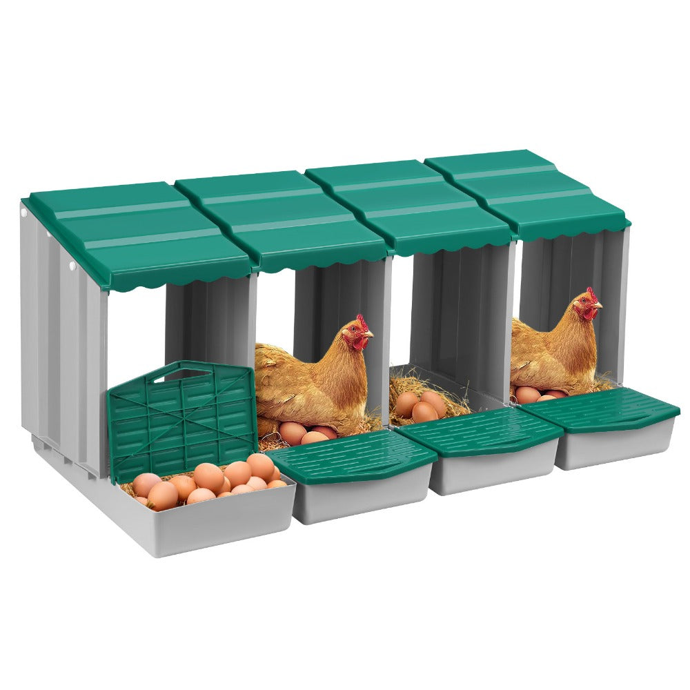 Plastic Four-Hole Chicken Nesting Box - hen houses and poultry coops – additional product view 11