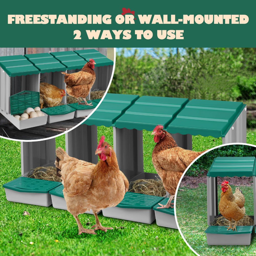 Plastic Four-Hole Chicken Nesting Box - hen houses and poultry coops – additional product view 23