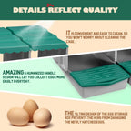 Plastic Four-Hole Chicken Nesting Box - hen houses and poultry coops – additional product view 26