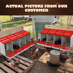 Plastic Four-Hole Chicken Nesting Box - hen houses and poultry coops – additional product view 36