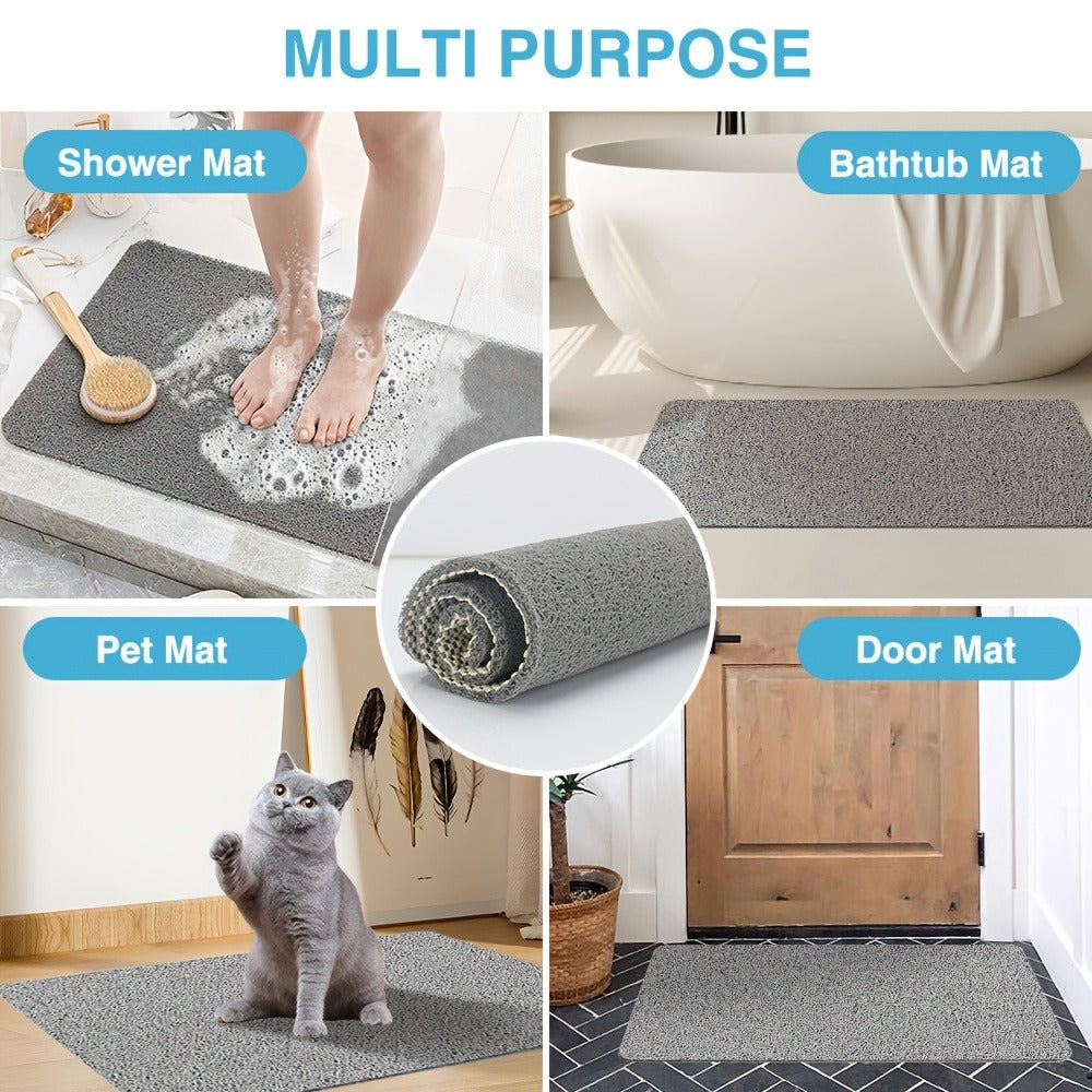 Plastic Non-Slip Bath Mat - for Bathroom with Practical Design – alternate design view