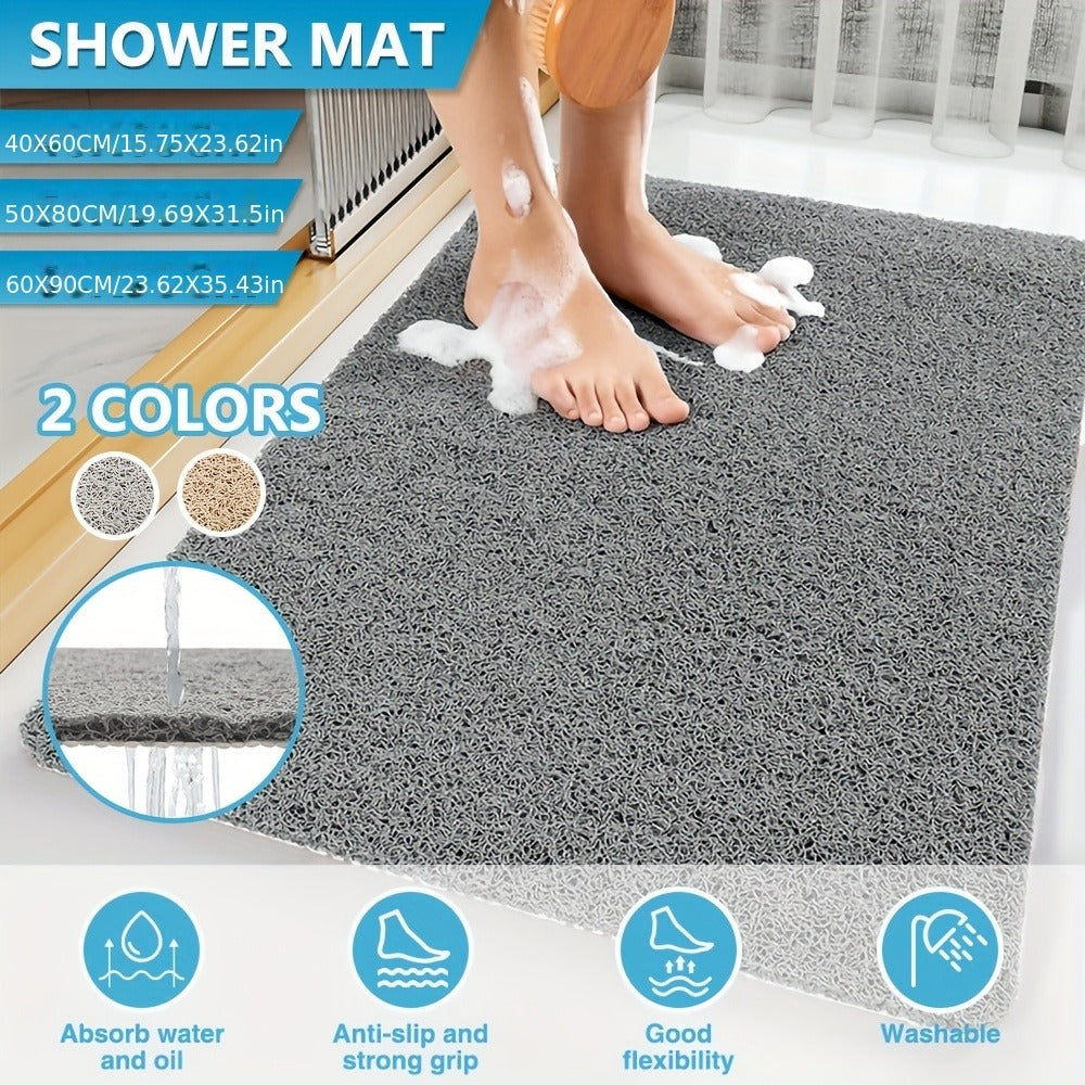 Plastic Non-Slip Bath Mat - for Bathroom with Practical Design – design and construction details