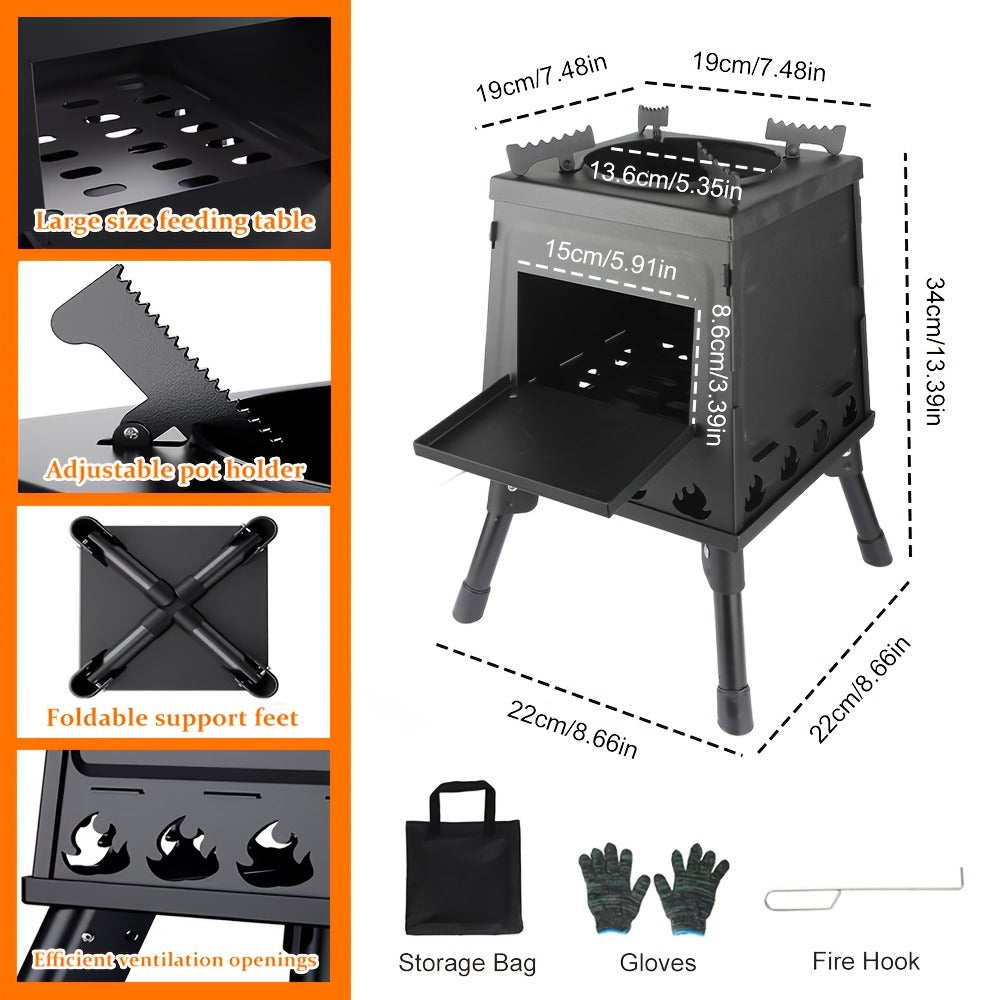 Portable Folding Camping Stove detail view 3 for Australian shoppers