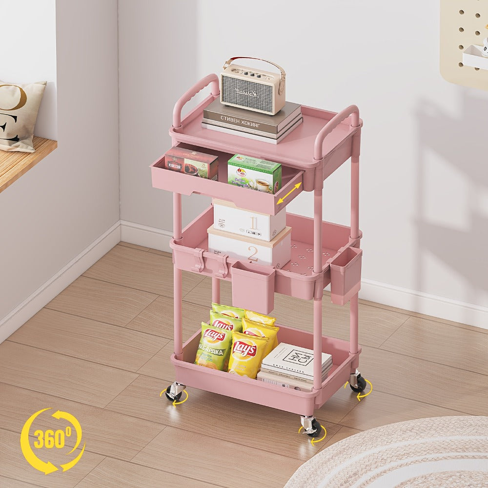 Plastic Rolling Storage Cart product detail 2