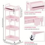 Plastic Rolling Storage Cart product detail 10