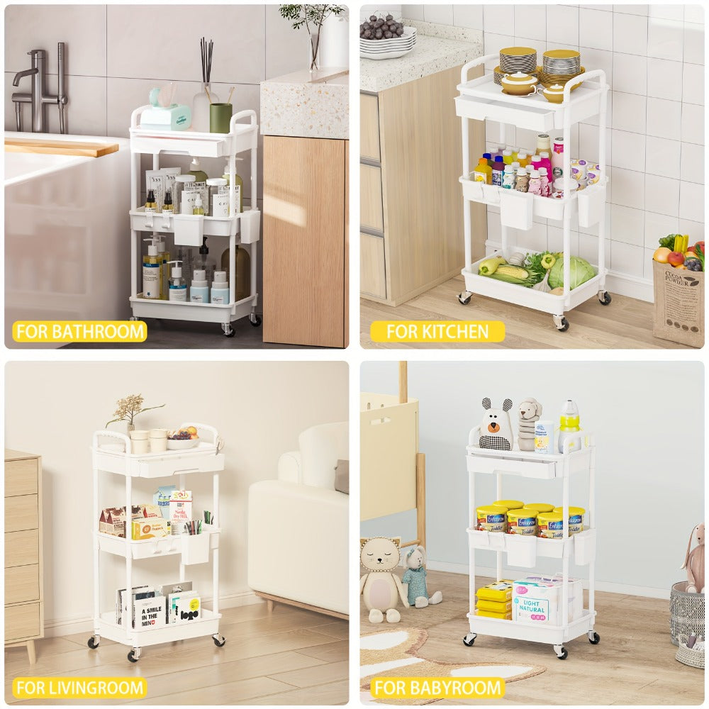 Plastic Rolling Storage Cart product detail 11