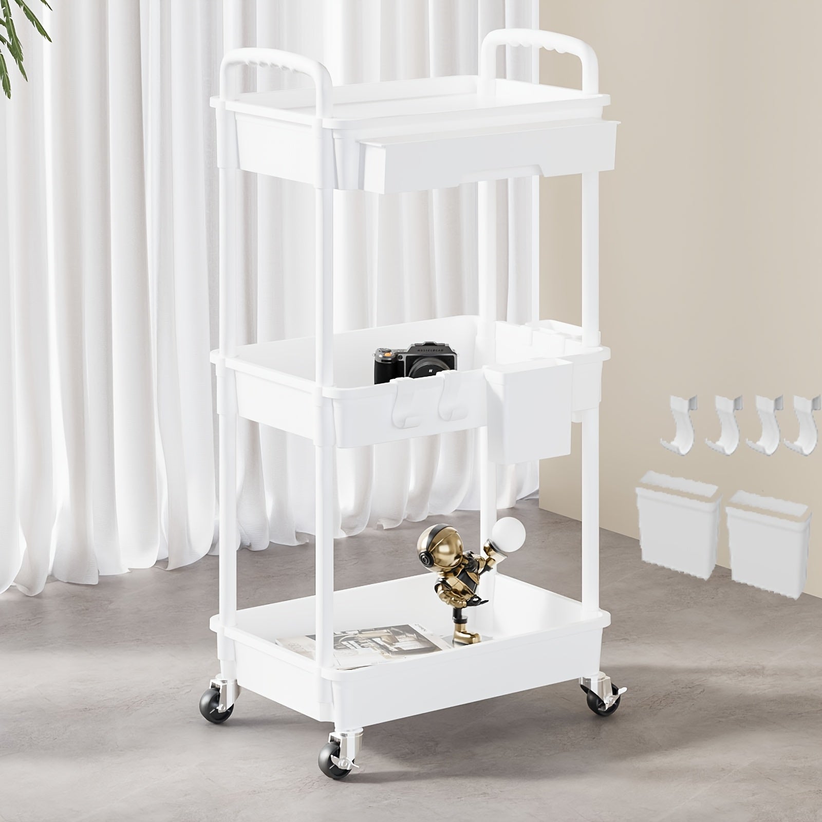 Plastic Rolling Storage Cart product detail 19
