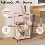 Plastic Rolling Storage Cart for Australian homes