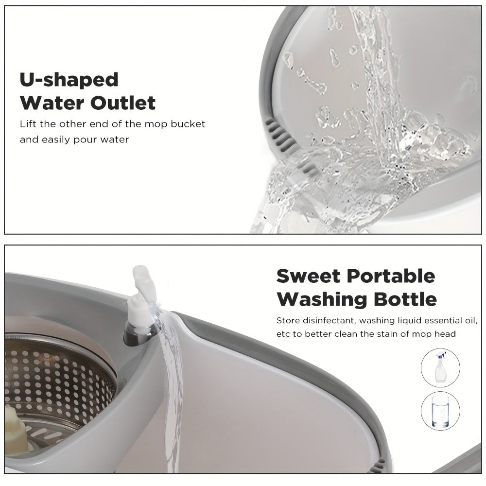 Plastic Spin Mop and Bucket Set product detail 7