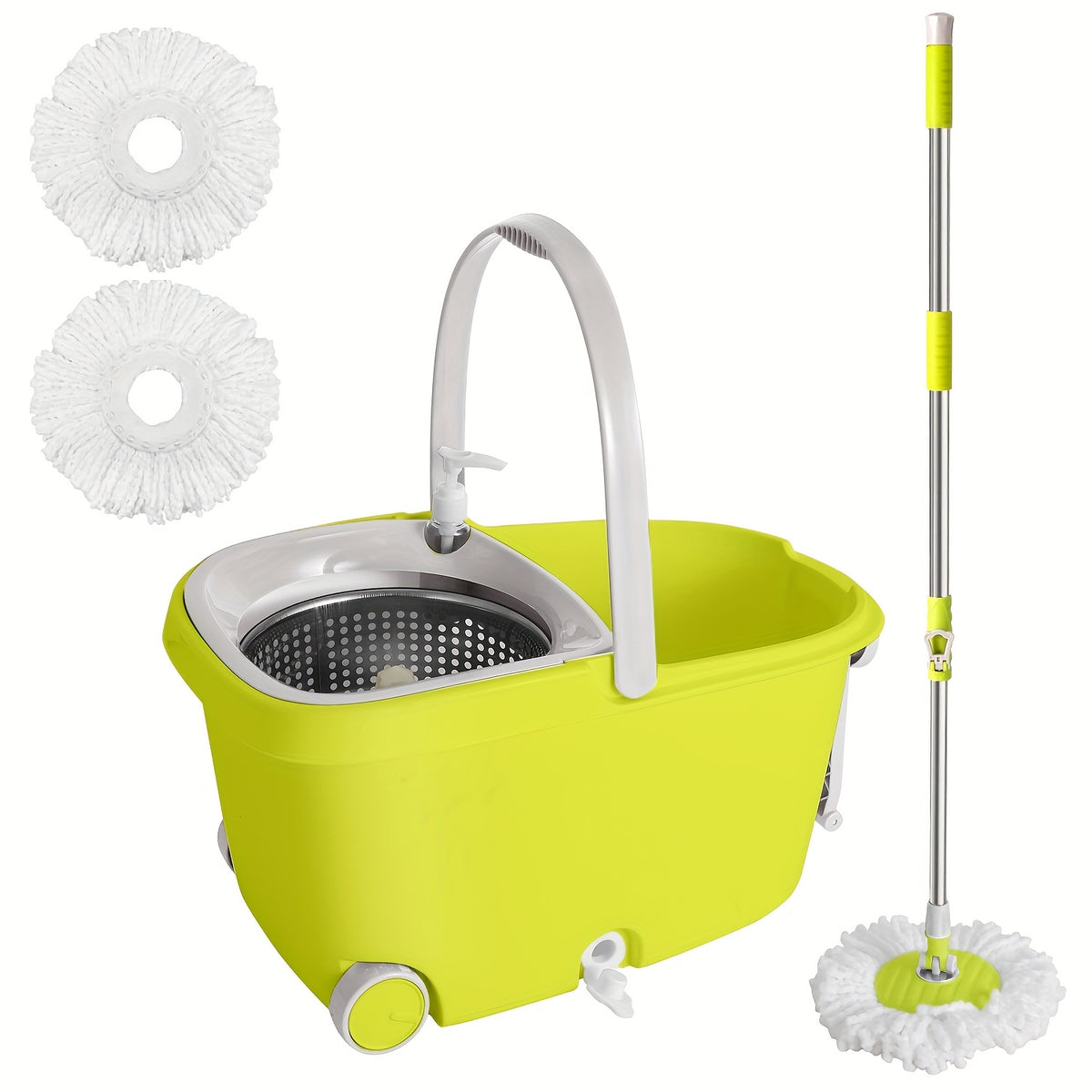 Plastic Spin Mop and Bucket Set - for Home Cleaning – additional product view 13