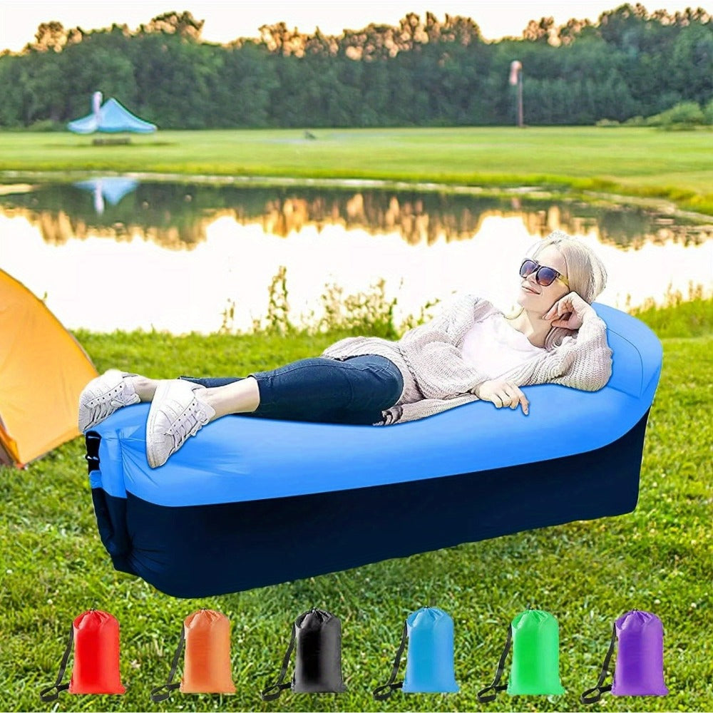 Polyester Inflatable Camping Sofa – Practical design – alternate design view