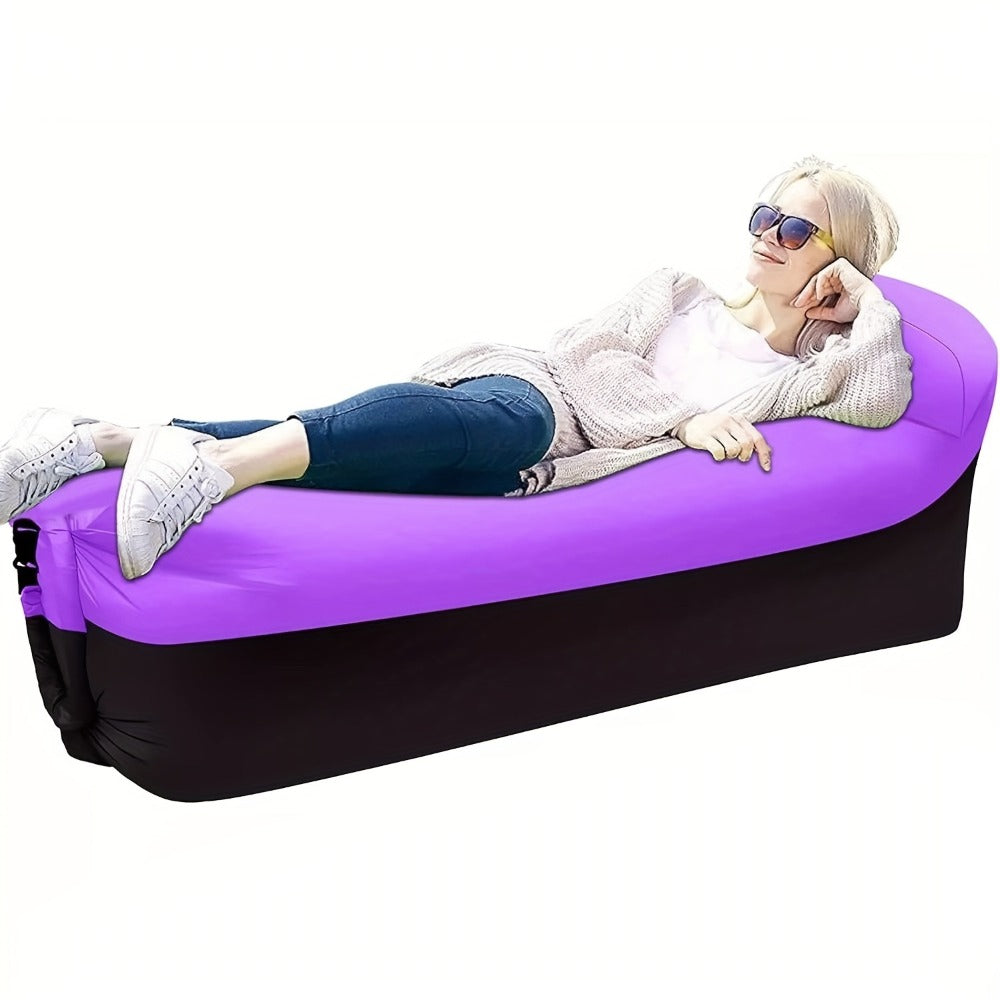 Polyester Inflatable Camping Sofa – Practical design – product detail angle