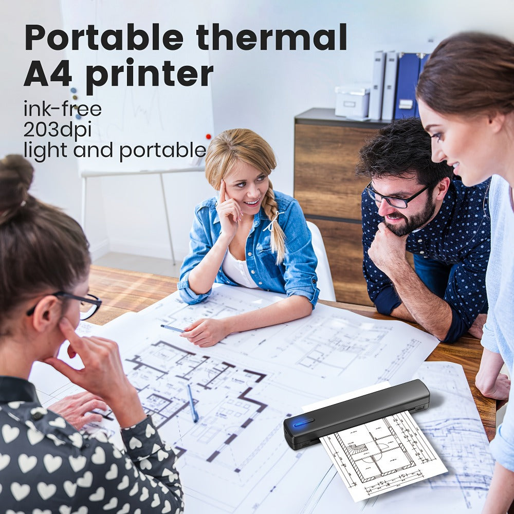 Portable A4 Wireless Thermal Printer detail view 7 for Australian shoppers