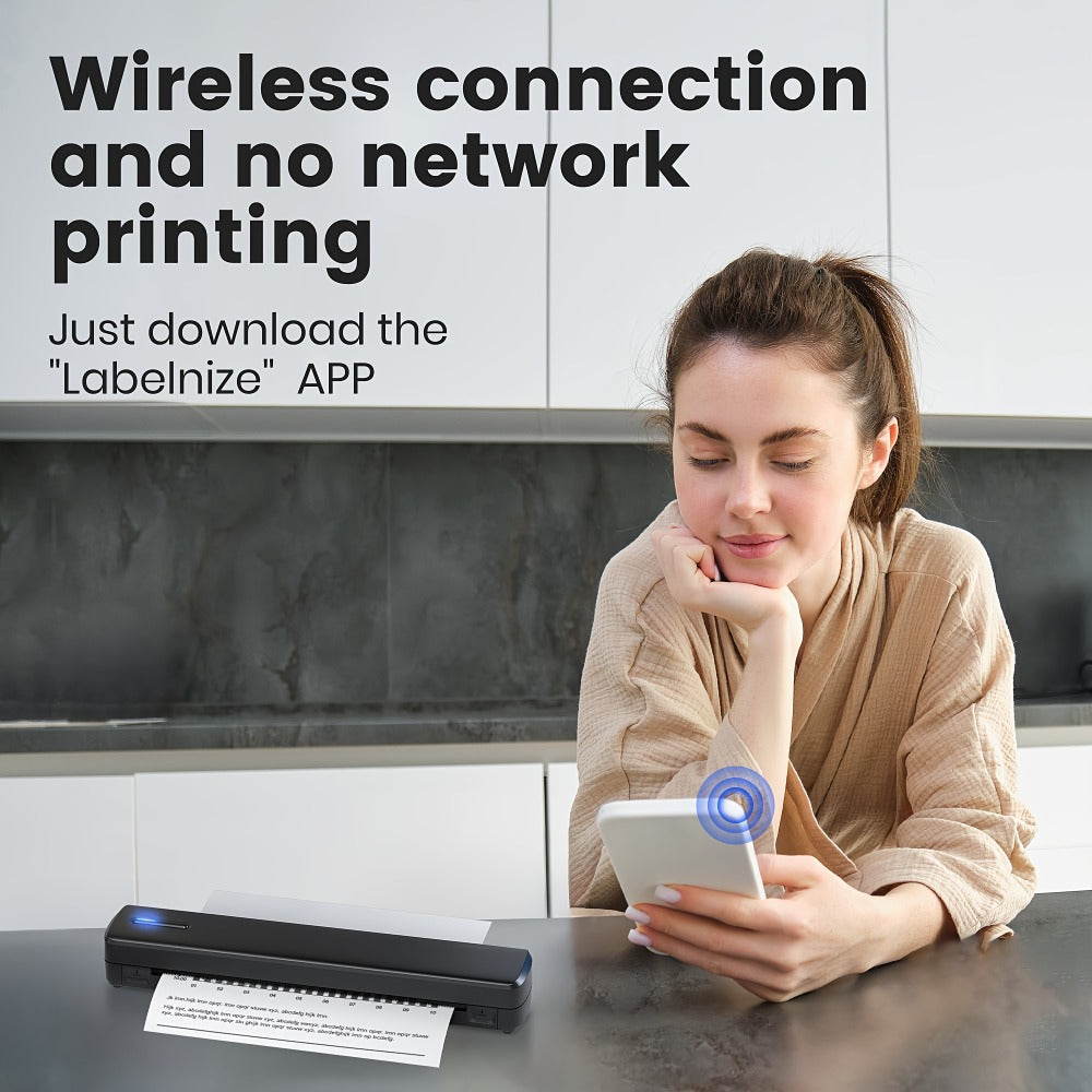 Portable A4 Wireless Thermal Printer detail view 5 for Australian shoppers