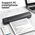 Portable A4 Wireless Thermal Printer main product view for Australian shoppers