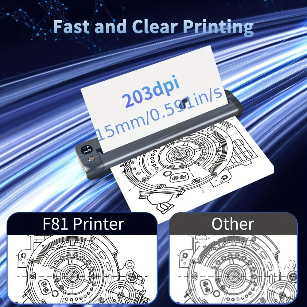 Portable A4 Wireless Thermal Printer detail view 5 for Australian shoppers