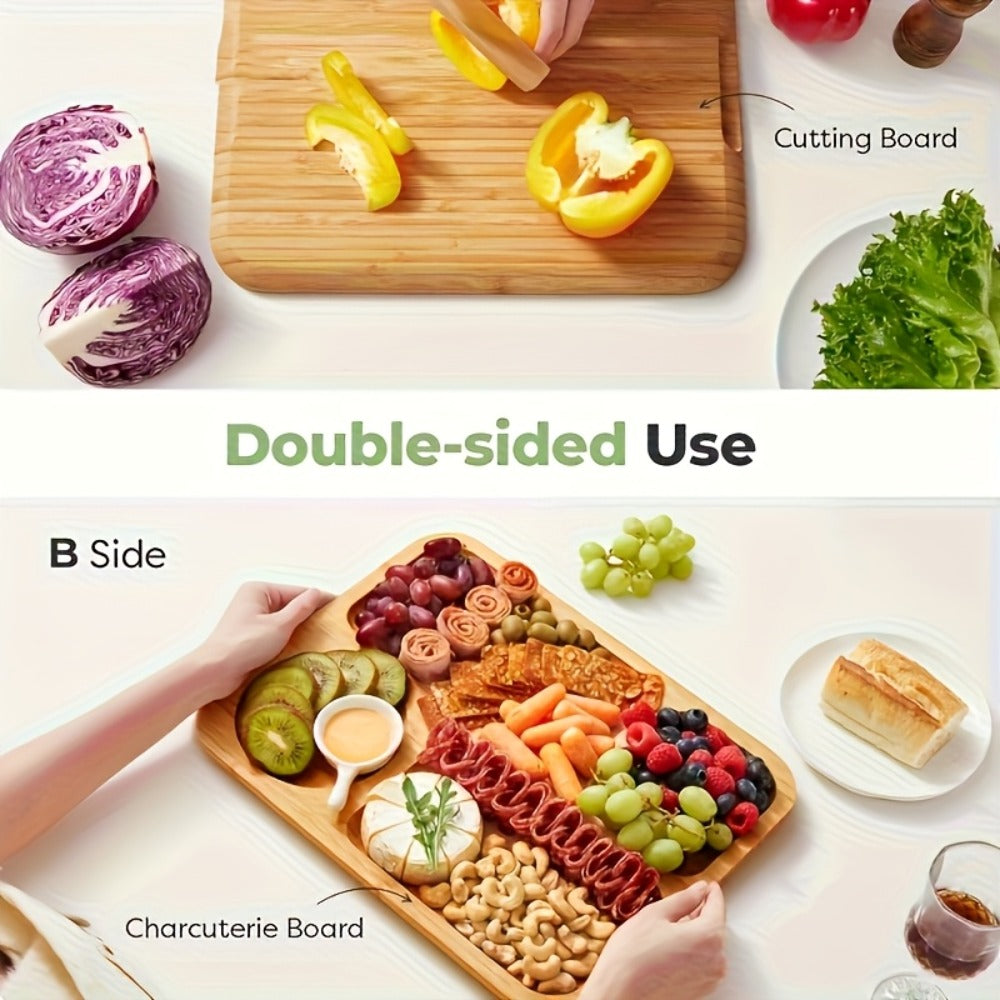 Portable Acrylic Cheese and Charcuterie Board - appetisers, parties – product detail angle