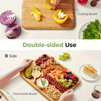 Portable Acrylic Cheese and Charcuterie Board - appetisers, parties – product detail angle