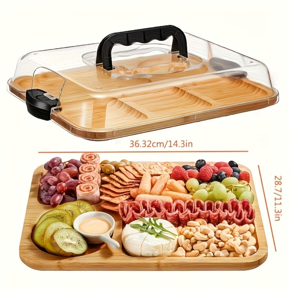 Portable Acrylic Cheese and Charcuterie Board - appetisers, parties – design and construction details