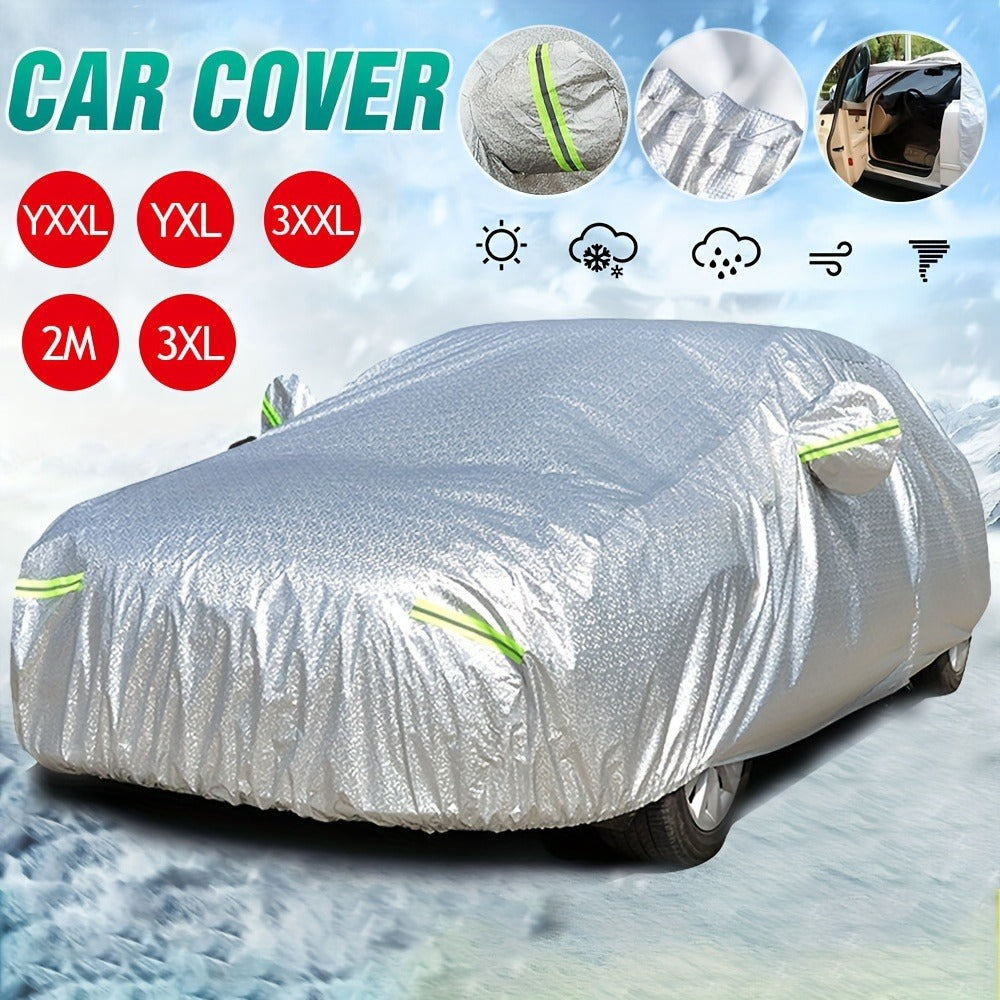Portable All-Weather Car Cover for vehicle use