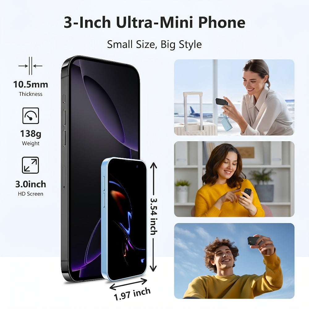 Compact Android Mini Smartphone detail view 6 for Australian shoppers