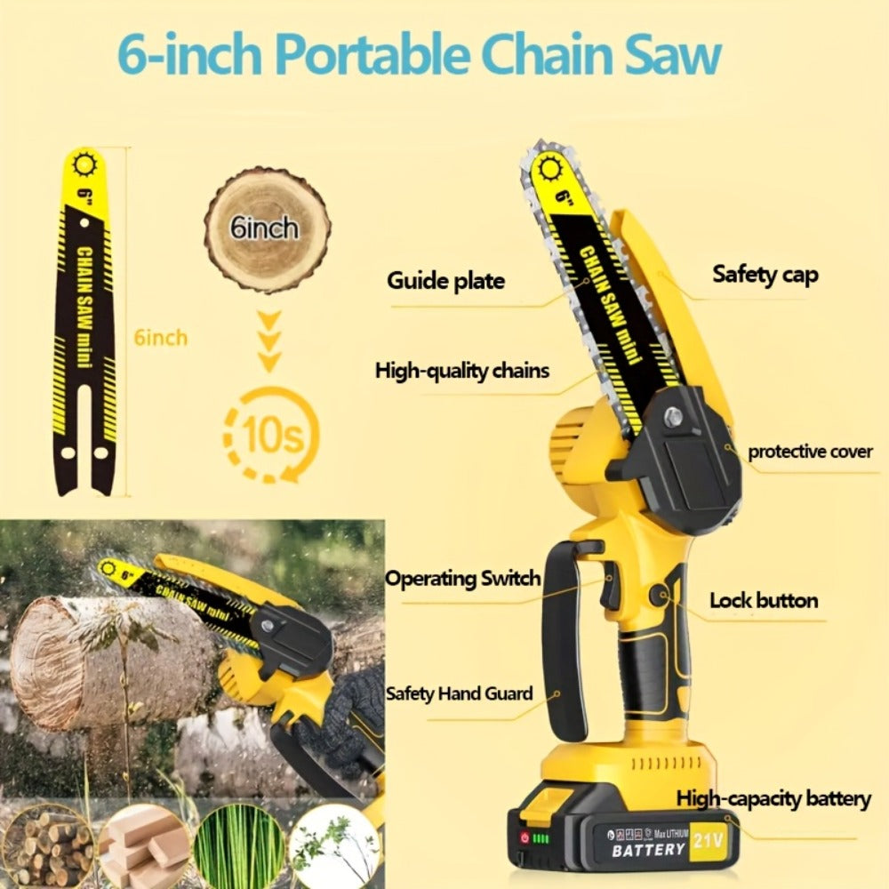 Cordless Mini Chainsaw detail view 6 for Australian shoppers