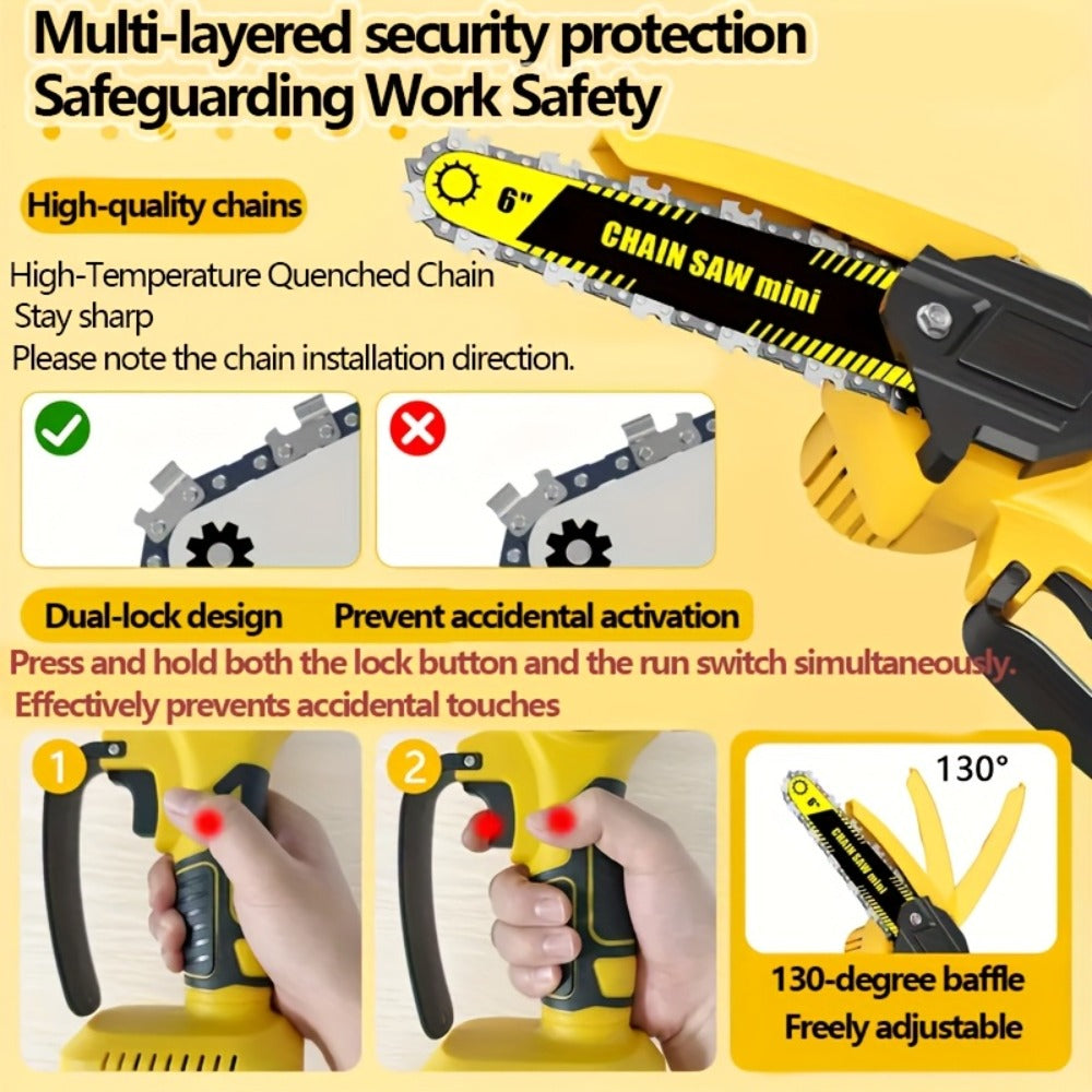 Cordless Mini Chainsaw detail view 4 for Australian shoppers