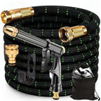 Portable Garden Hose and Nozzle Set - watering, car washing and pet – additional product view 18