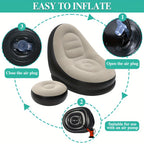 Waterproof Inflatable Sofa Bed with Footrest detail view 9 for Australian shoppers