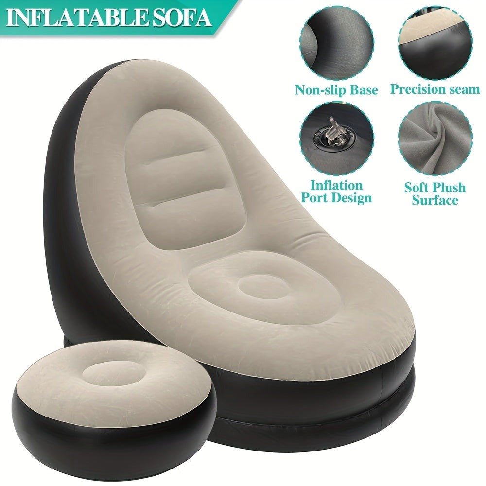 Waterproof Inflatable Sofa Bed with Footrest detail view 5 for Australian shoppers