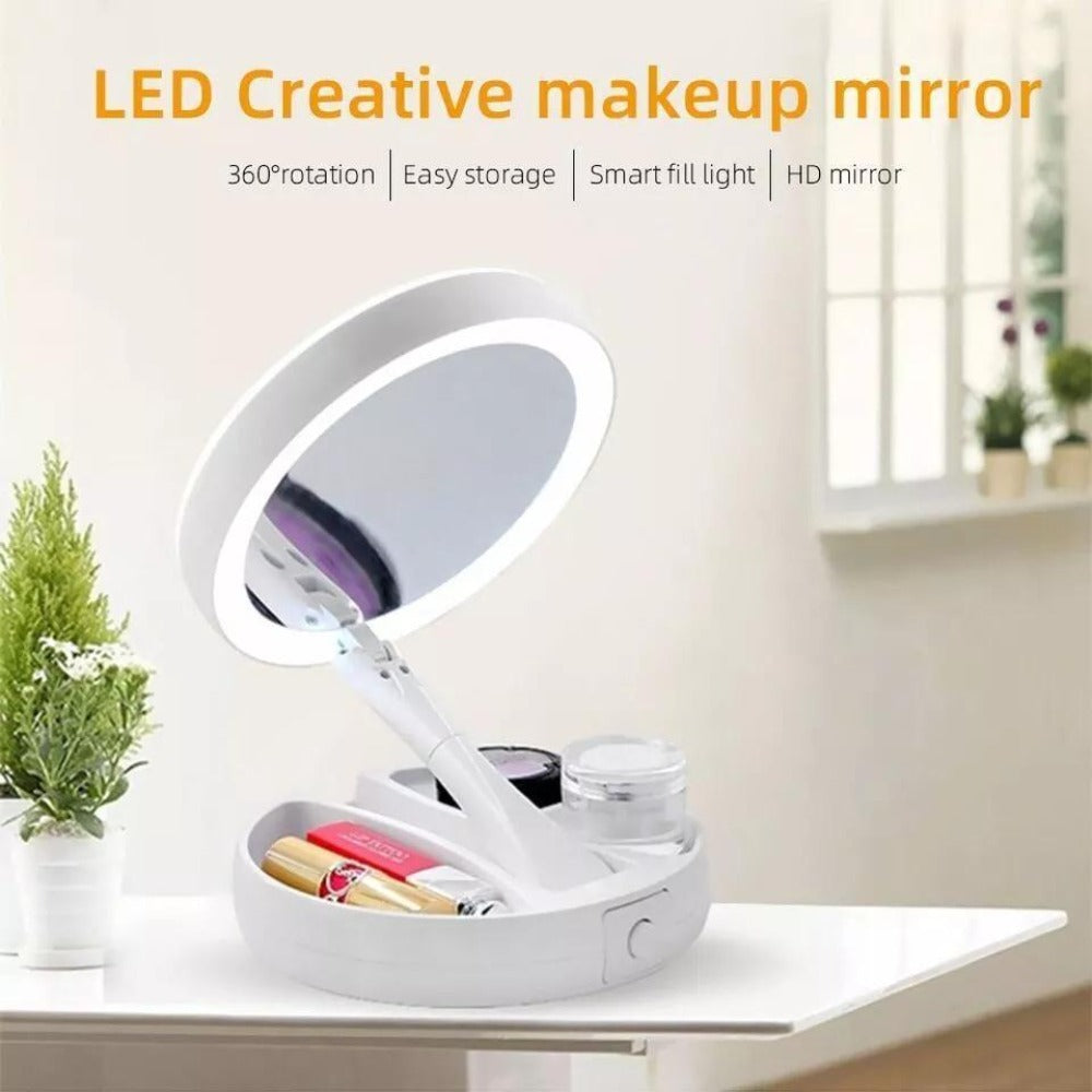 LED Magnifying Makeup Mirror detail view 2 for Australian shoppers