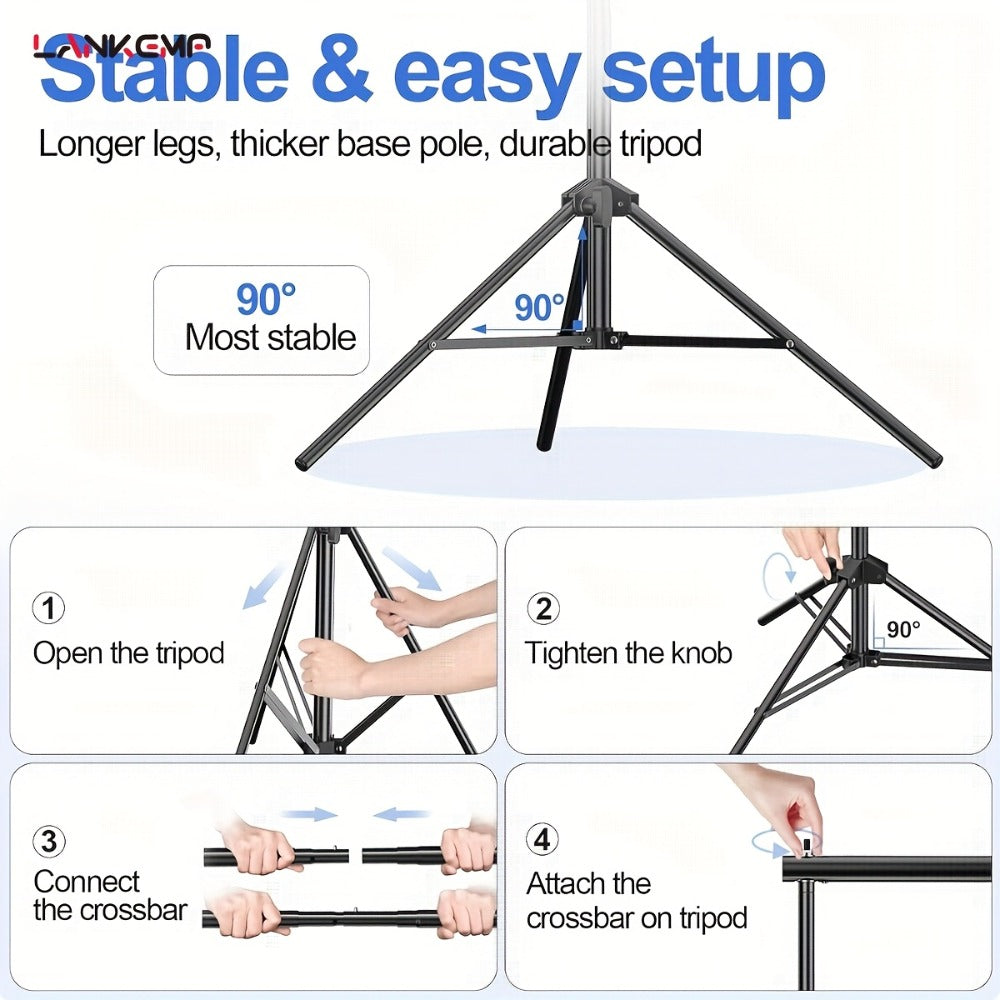 Portable Photography Backdrop Stand - portraits, parties and studio – additional product view