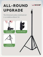 Portable Photography Backdrop Stand - portraits, parties and studio – alternate design view