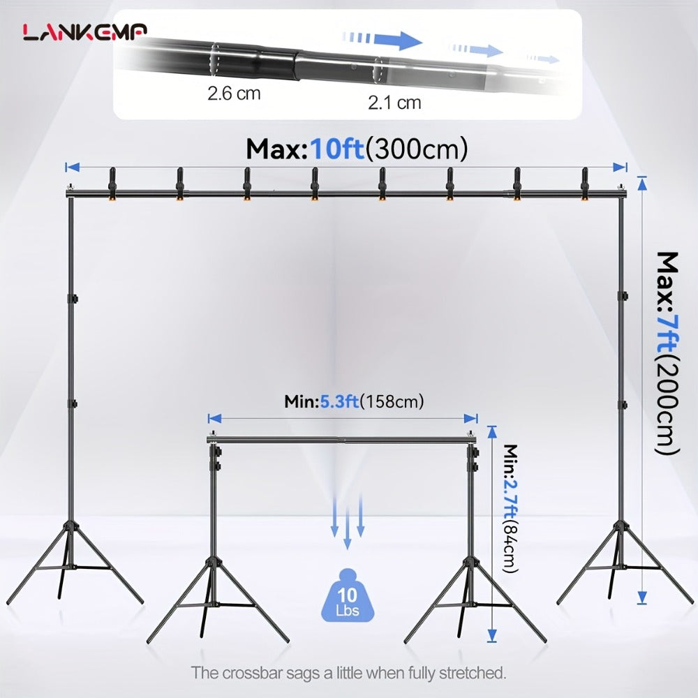 Portable Photography Backdrop Stand - portraits, parties and studio – alternate product view