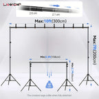 Portable Photography Backdrop Stand - portraits, parties and studio – alternate product view