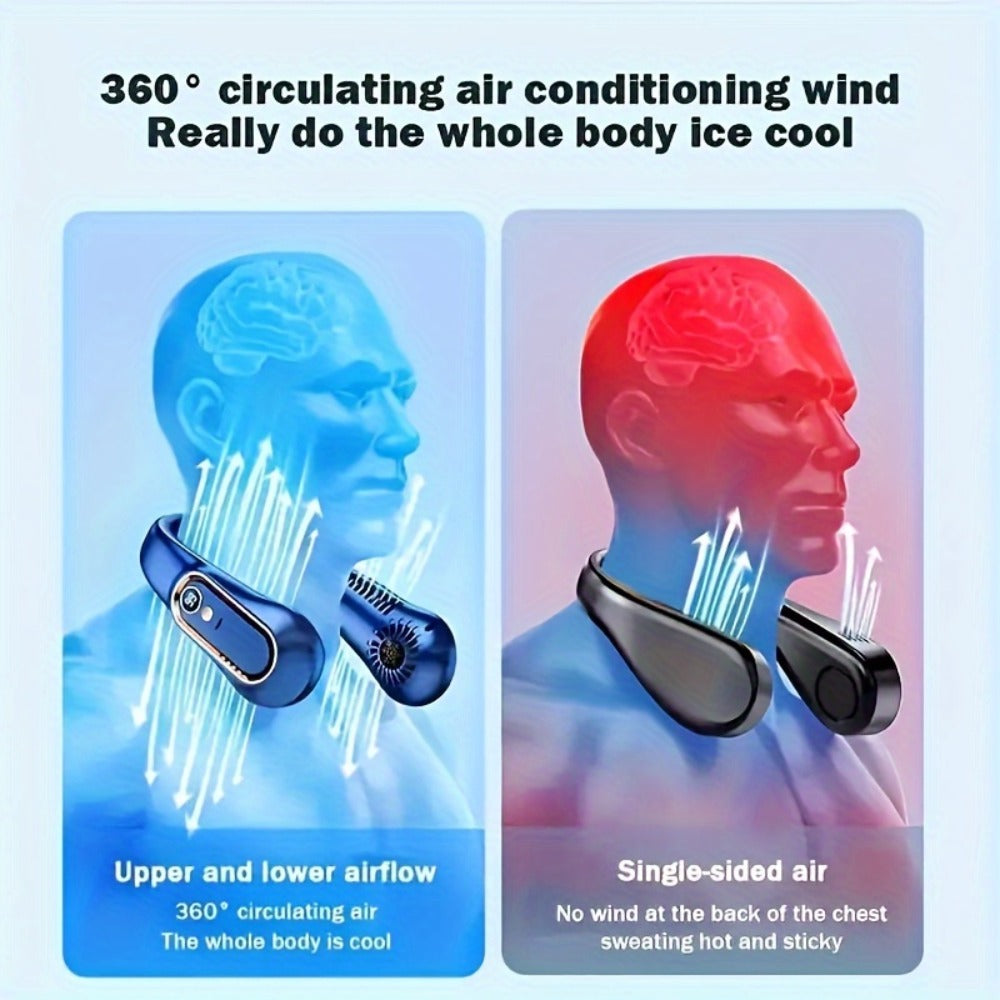 Portable Rechargeable Bladeless Neck Fan - travel, commuting and – design and construction details